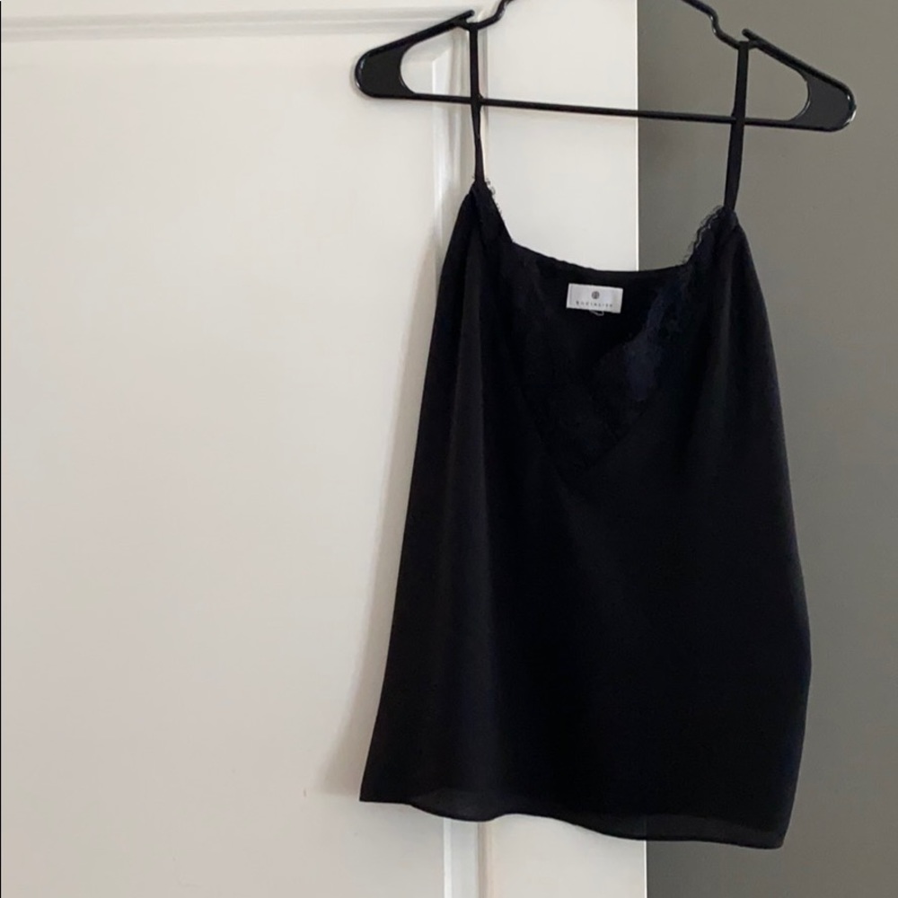 Black Lacey tank top